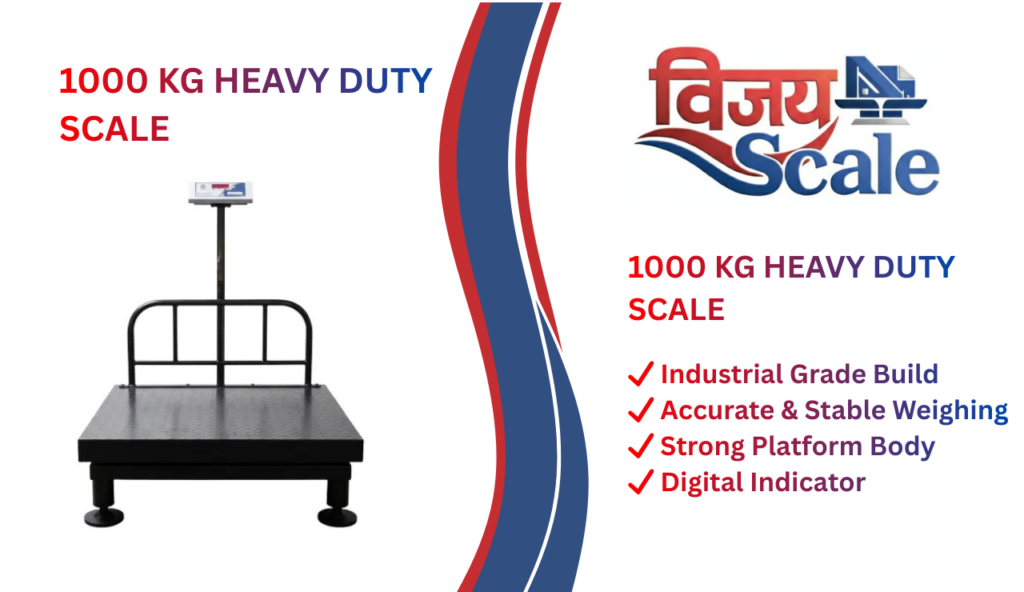 1000 KG Heavy Duty Scale industrial platform weighing machine for bulk goods