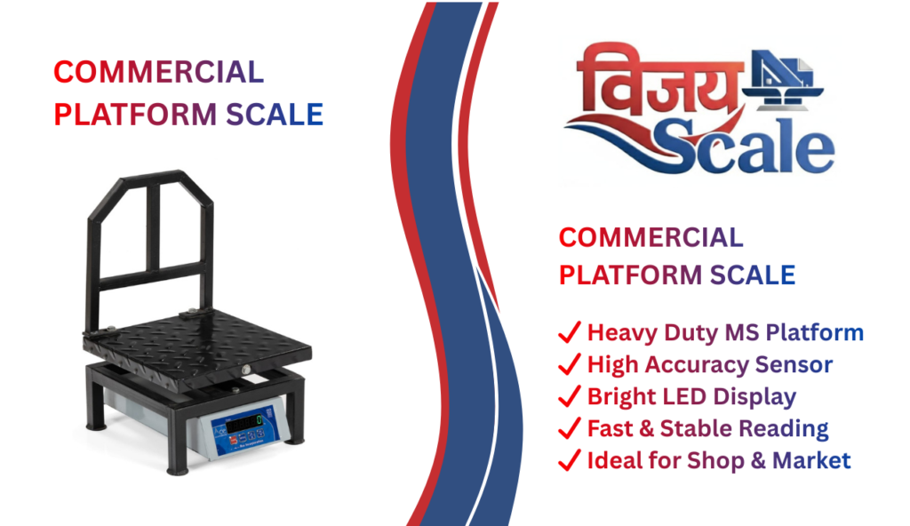 Commercial Platform Scale digital weighing machine for retail and industrial use