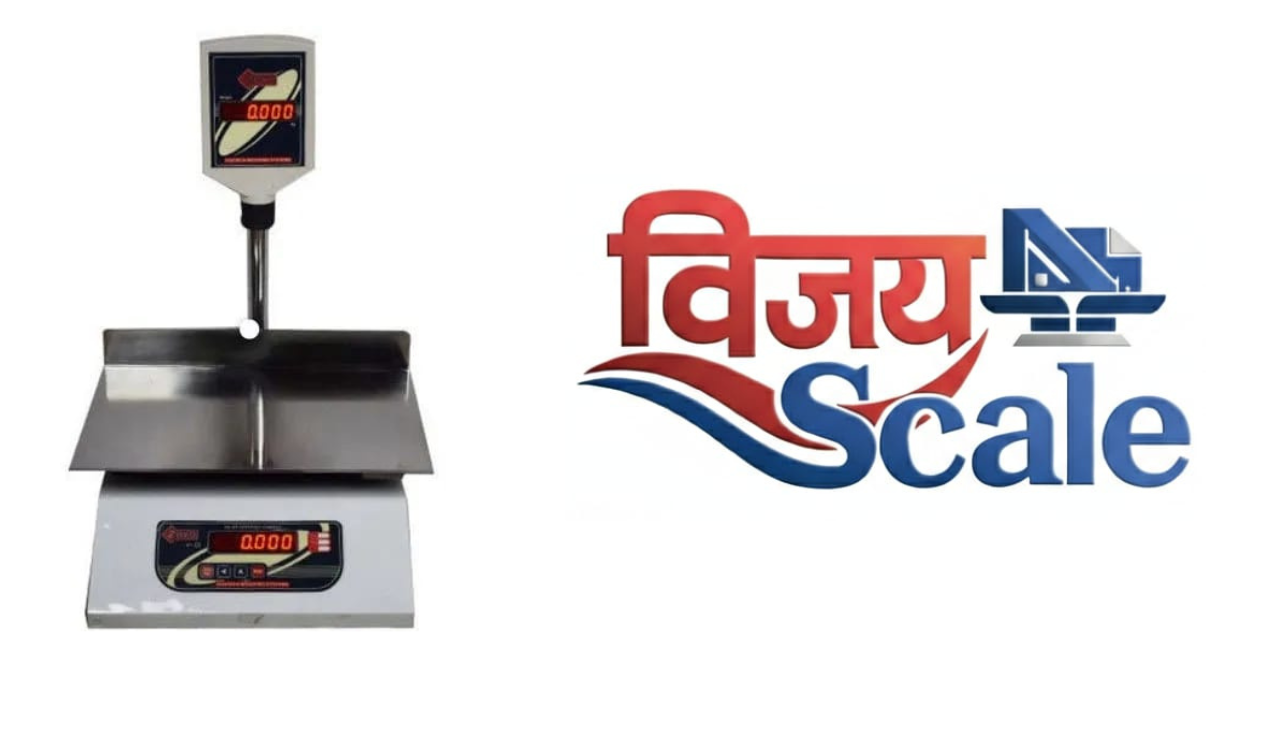 MS Pole Table Top weighing machine with pole display for retail shop use